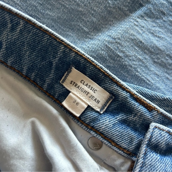 Madewell Classic Straight Leg Jean 26 - Picture 3 of 3